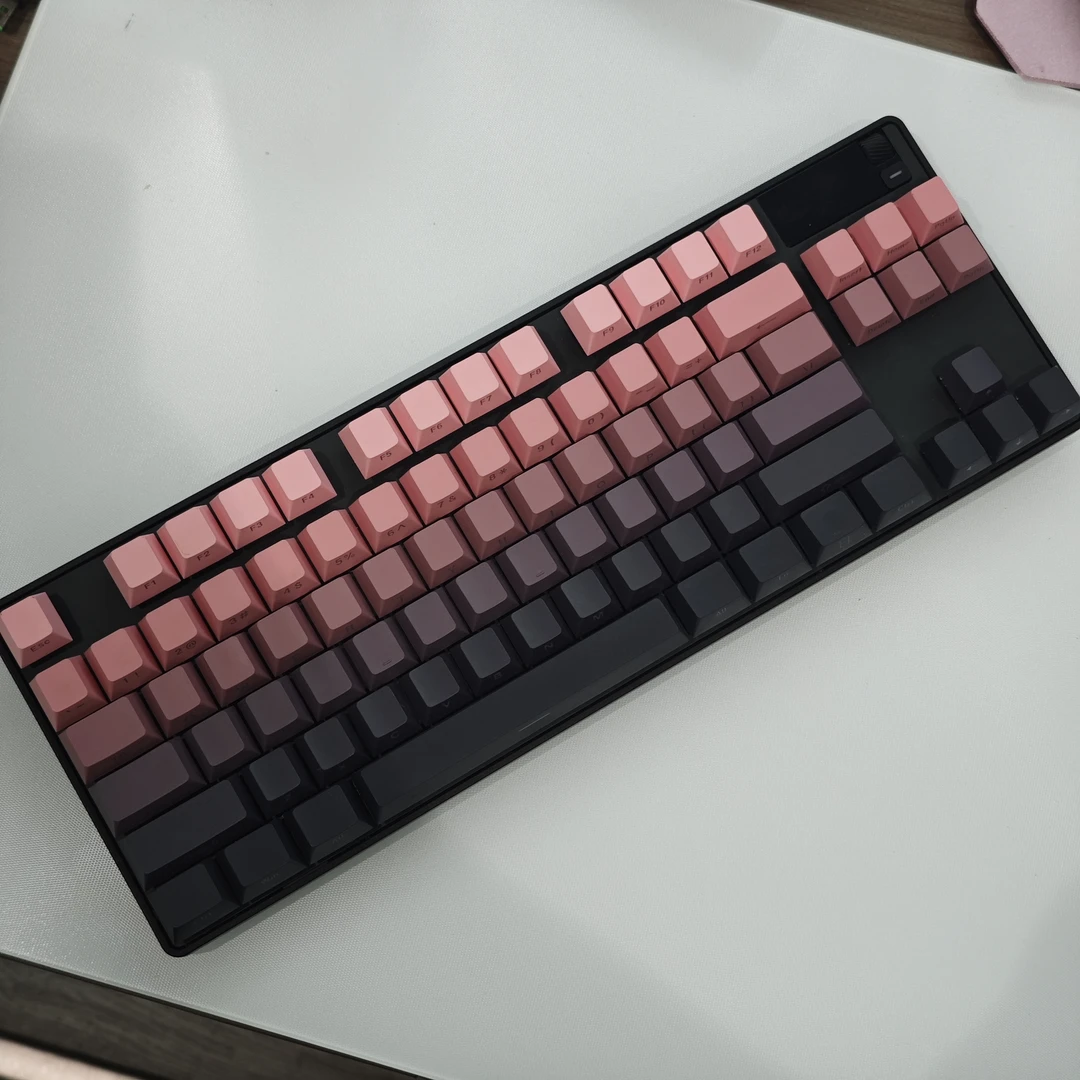 9新 steelseries/赛睿 赛睿 APEX PRO TKL有线键盘无盒粉黑渐变