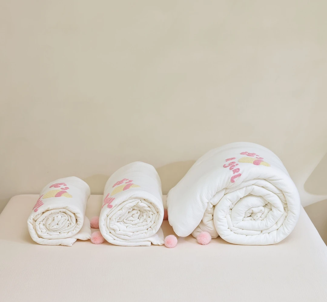 【奶嘴糯糯被】双A类母婴级全棉双层纱被芯 超柔亲肤儿童被可水洗