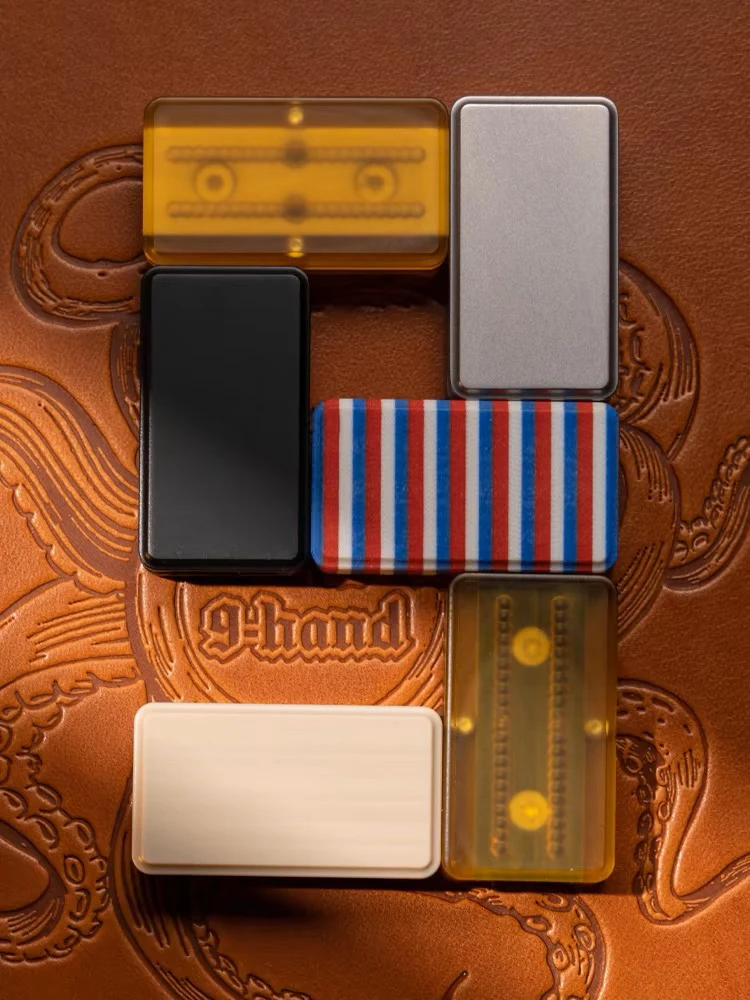 九只手叮叮推牌pei材质edc叮叮声推牌刀纹特殊版推牌成人潮玩edc