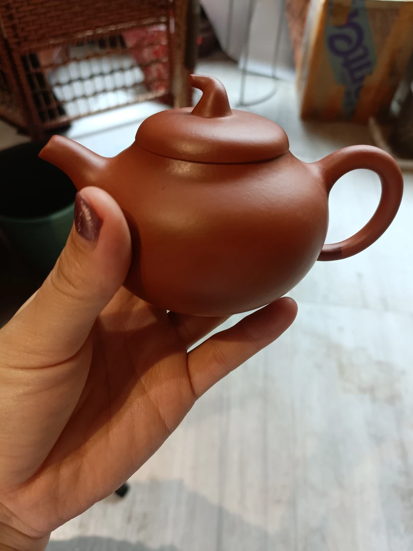 喀左朱泥紫砂壶手工手制