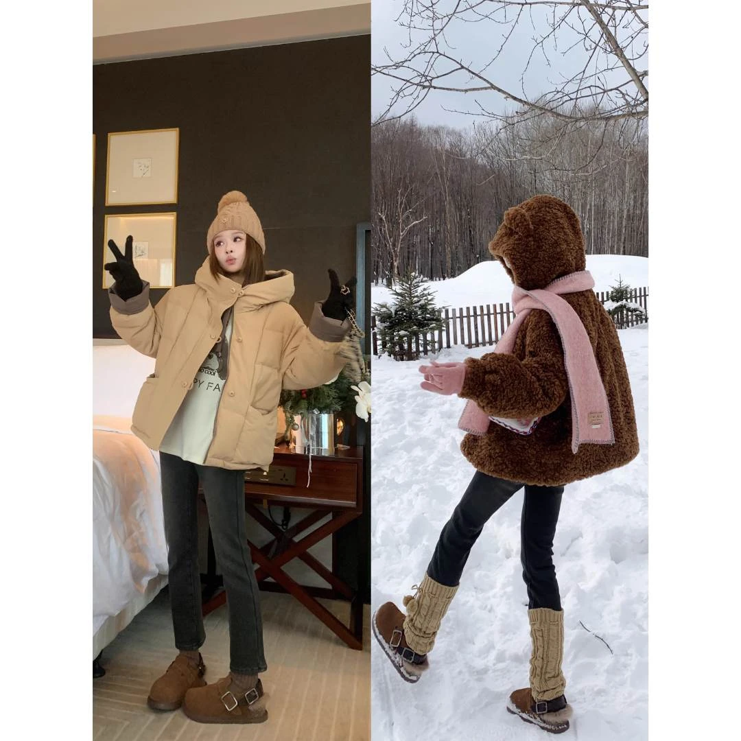 DEEMO显瘦NO.1超厚实加绒牛仔裤！谁穿谁显瘦的九分牛仔裤 WZ2281