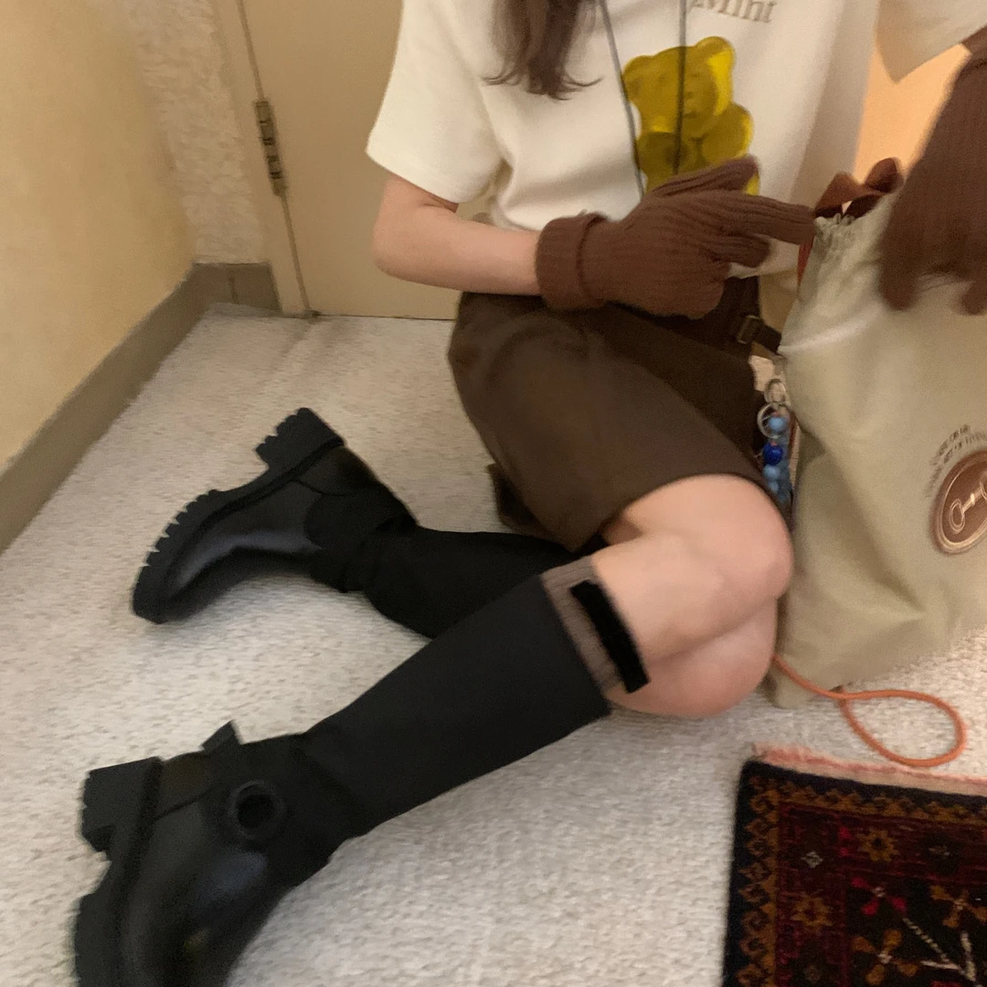 DEEMO定制靴子！DU家开模增高真牛皮雅痞范儿长筒靴 WZ20560