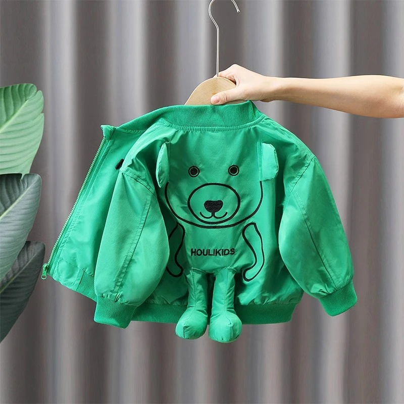 男童男孩春装棒球服外套新款宝宝春秋季衣服儿童帅气炸街夹克上衣