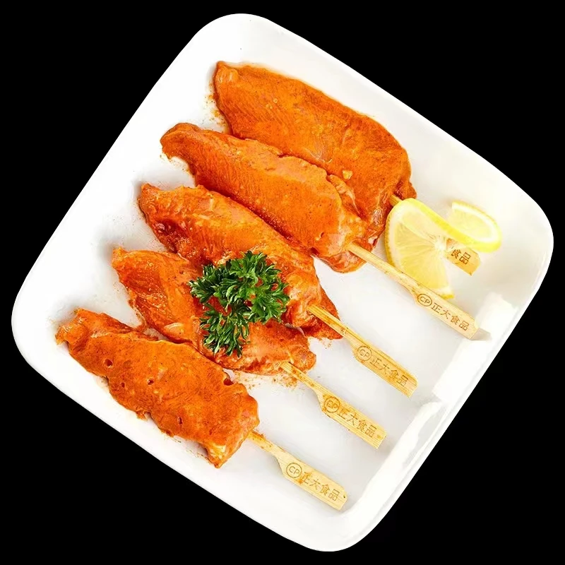 正大食品川香鸡柳1kg/袋烧烤油炸空气炸锅生鲜冷冻半成品