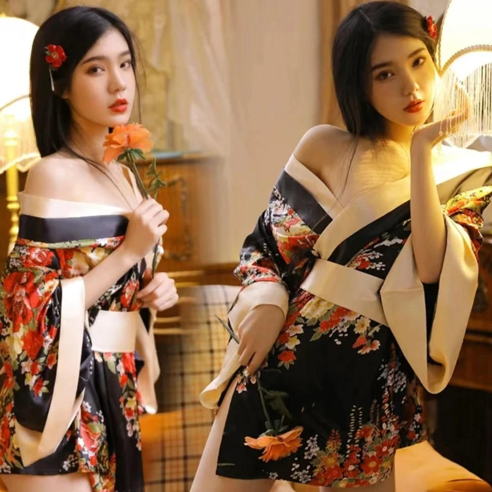 改良日式大码和服性感时尚诱惑睡衣激情网红睡衣女款爆款2025新款