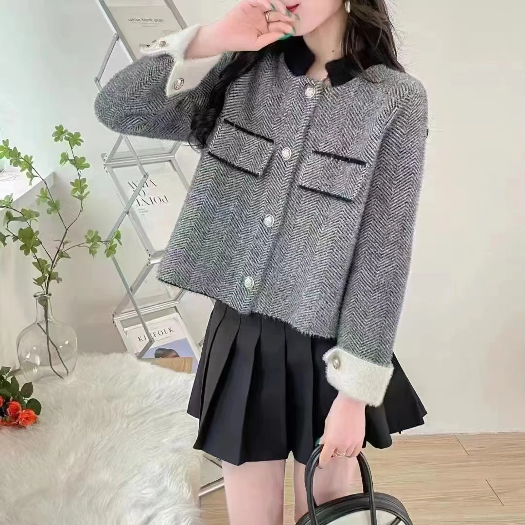 #001-100# 新款秋季合集轻奢时尚气质显瘦潮流百搭毛针织衫女