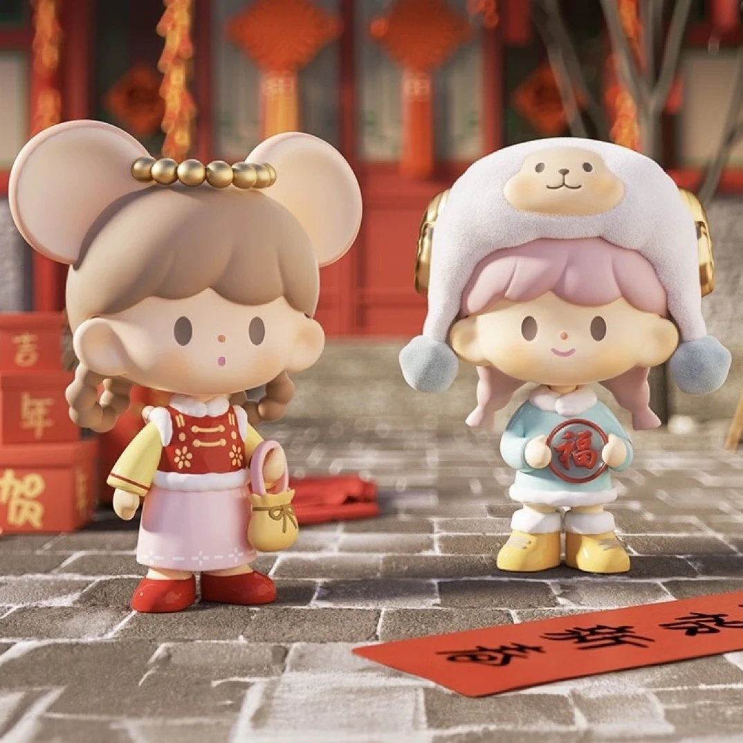 【冰美式拆盒】卓大王年味苹果树系列潮玩盲盒手办