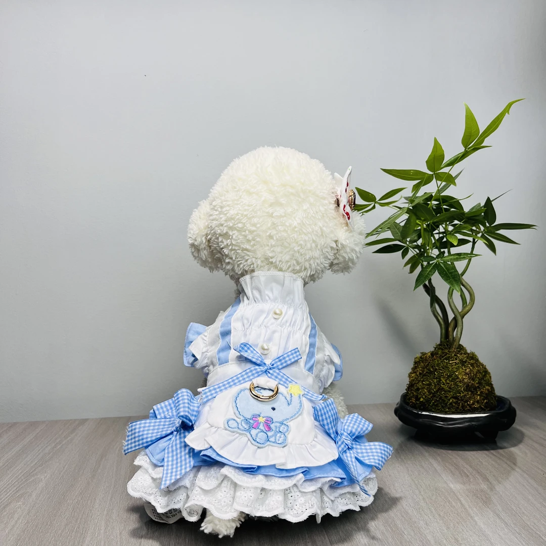 【小象女仆款】秋季新款重工系洛丽塔猫咪狗狗宠物服装