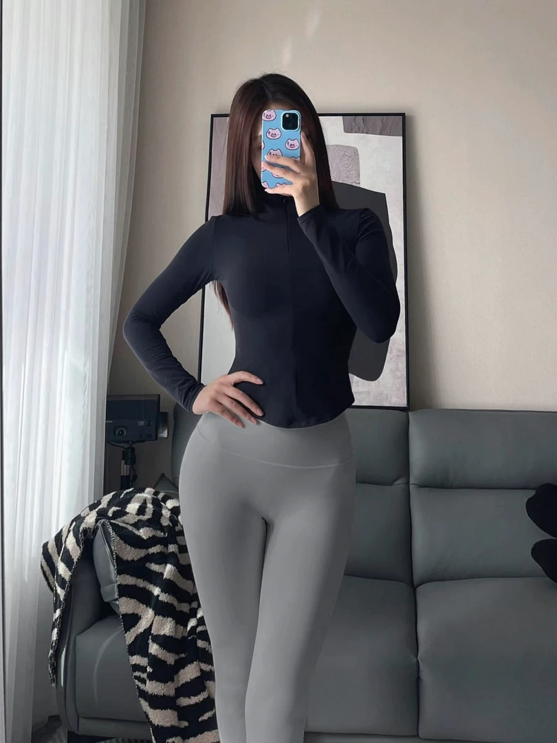 裸感夏季高腰提臀运动外穿百搭瑜伽裤显瘦无尴尬线不卷边不掉档