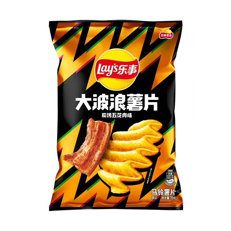 乐事大波浪碳烤 五花肉味 70g