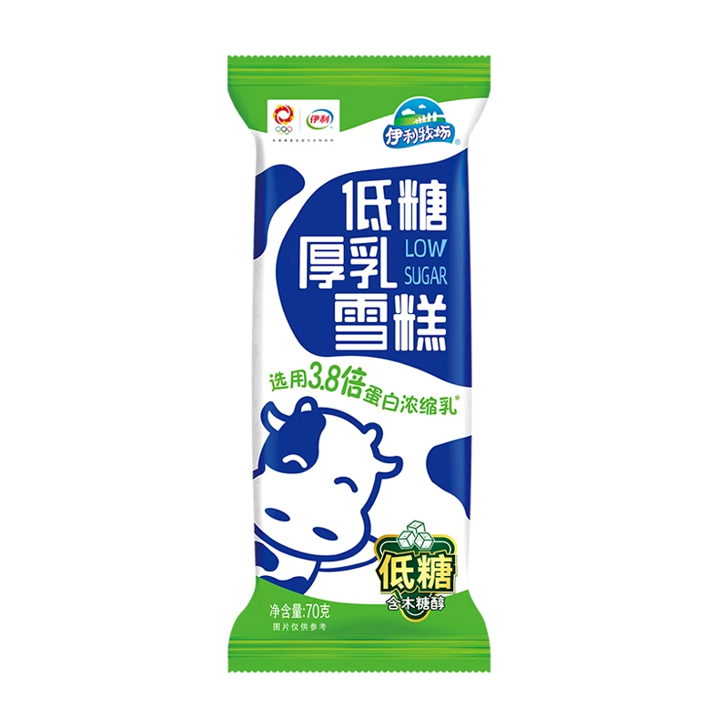 伊利牧场低糖厚乳雪糕70g
