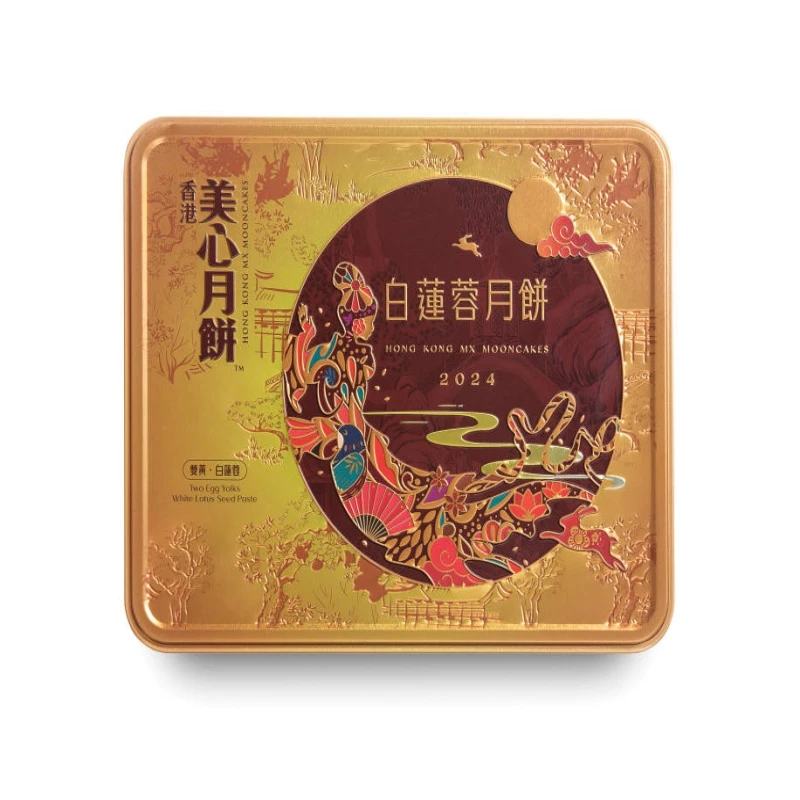 美心双黄白莲蓉月饼740g