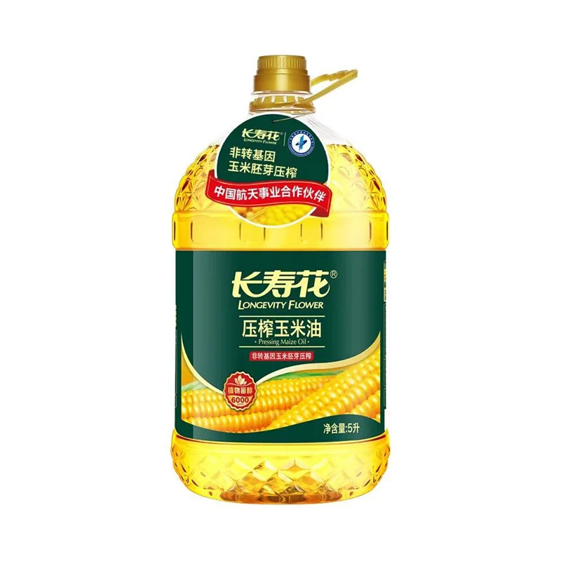 长寿花 压榨玉米油 5L