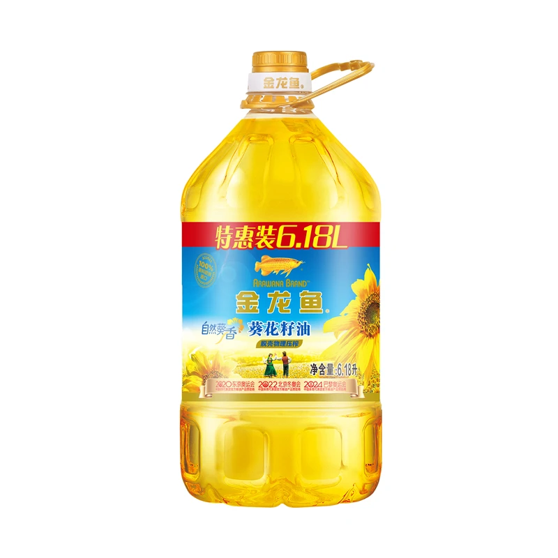 金龙鱼自然葵香葵花籽油 6.18L