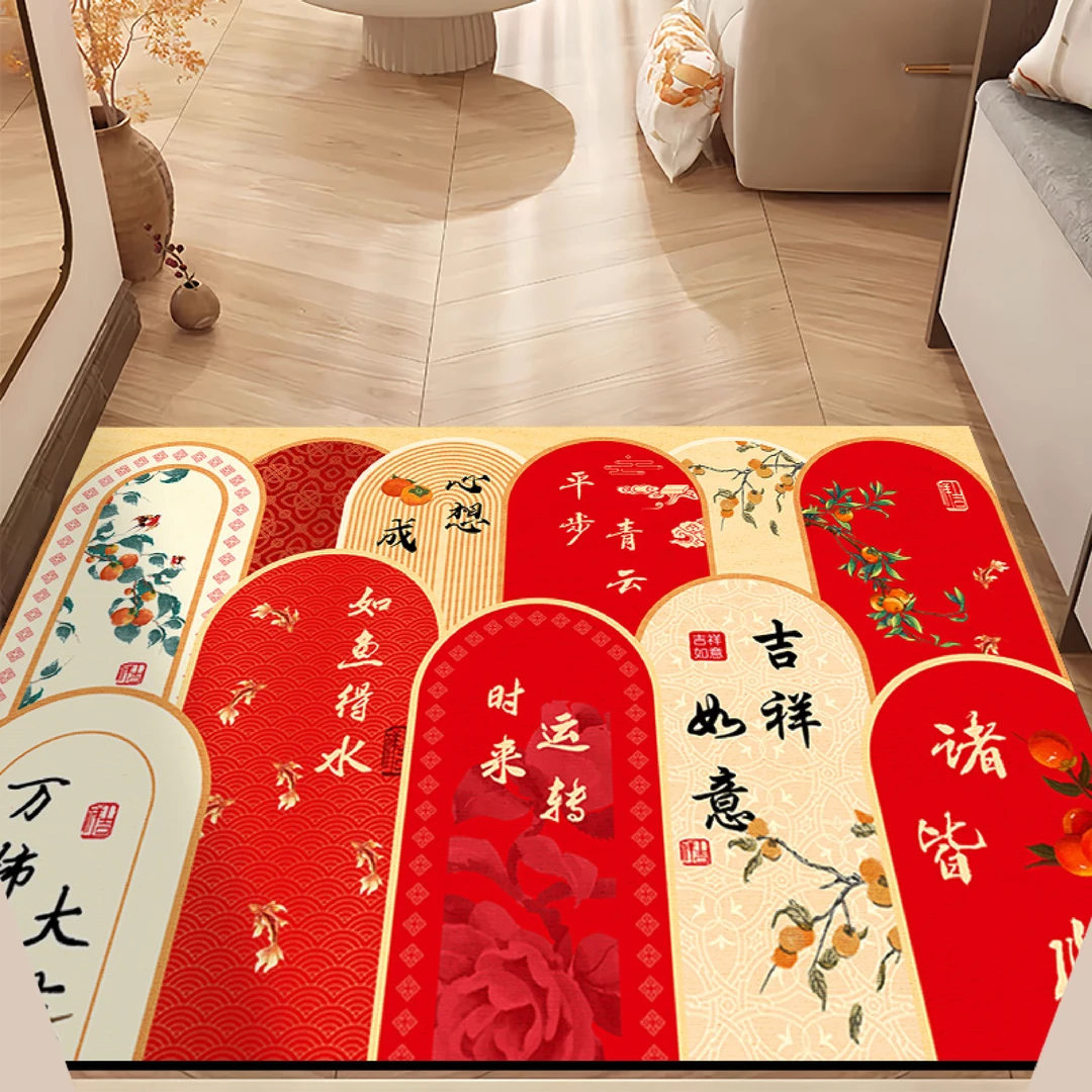 入户门垫简约吸水速干耐脏进门垫脚垫地毯家用卧室免洗防滑地垫