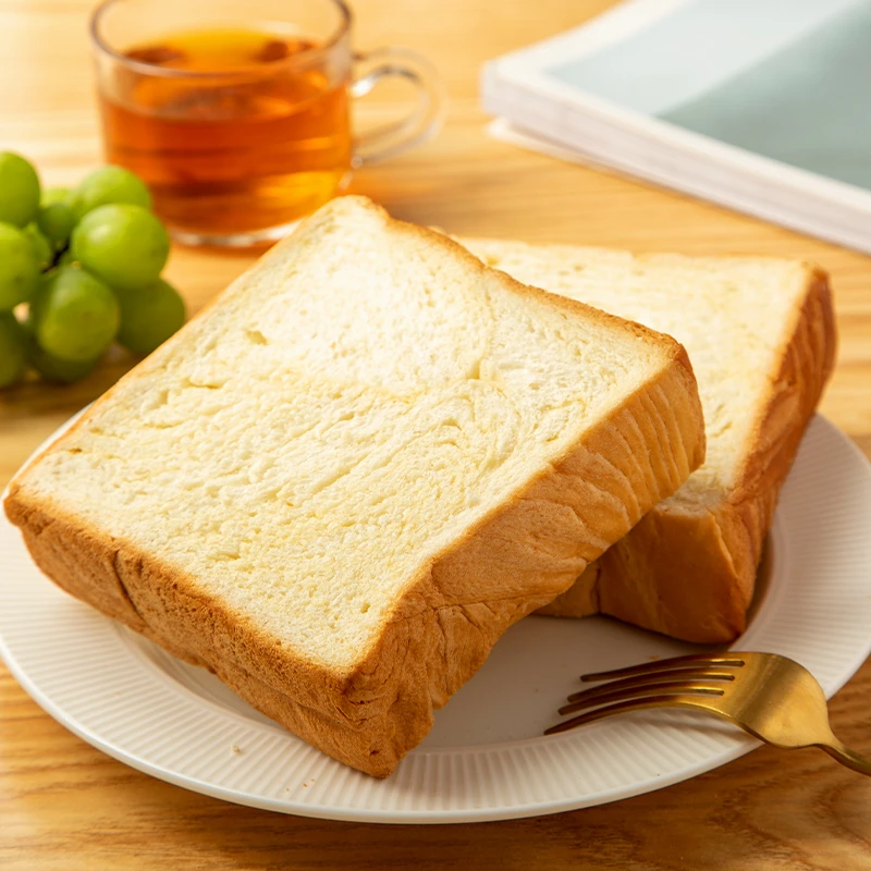 【三只松鼠_厚切吐司牛奶味400g】面包早餐休闲零食整箱食品小吃SC