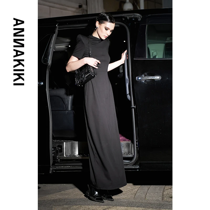 【李老板专属】ANNAKIKI 翘肩短袖连衣裙3D2A0827H901