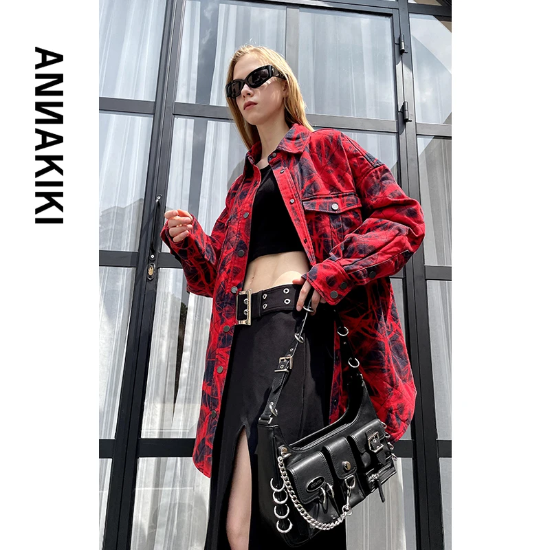 【COCO精选】ANNAKIKI 科技X光印花牛仔外套 3B10615220A