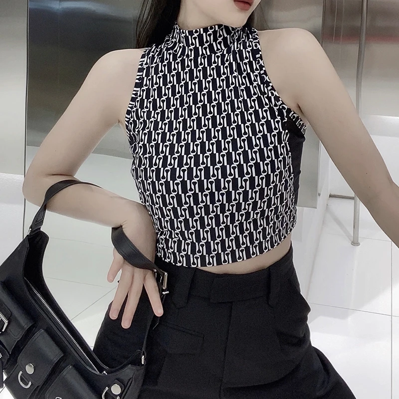 【AUNISEX专属】ANNAKIKI 小众设计 经典LOGO印花背心 3B20511414A