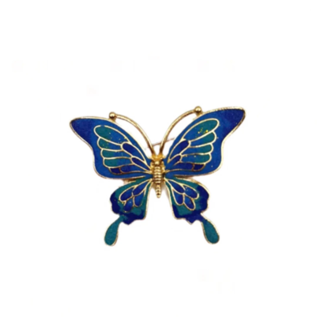珐琅彩手工订制胸针百搭
