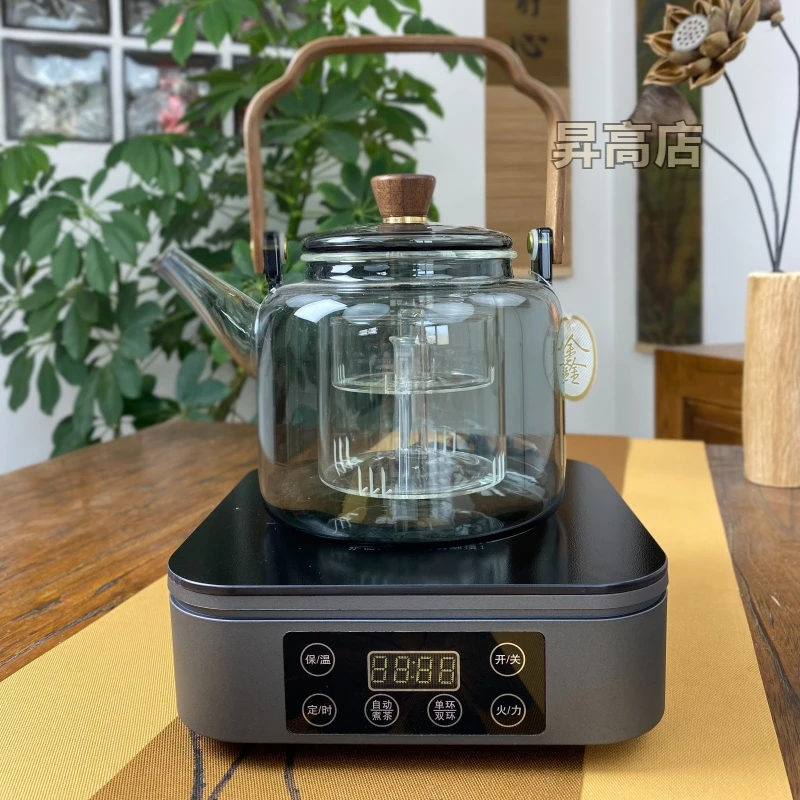 1500w+鑫普德透黑蒸煮一体四代壶1000ml家耐热大容量用烧水