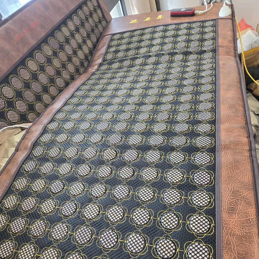 天然泗水砭石床垫加热定时