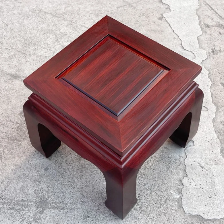 【黑酸枝豪华大方凳 拍一发二】红木四方凳沙发凳