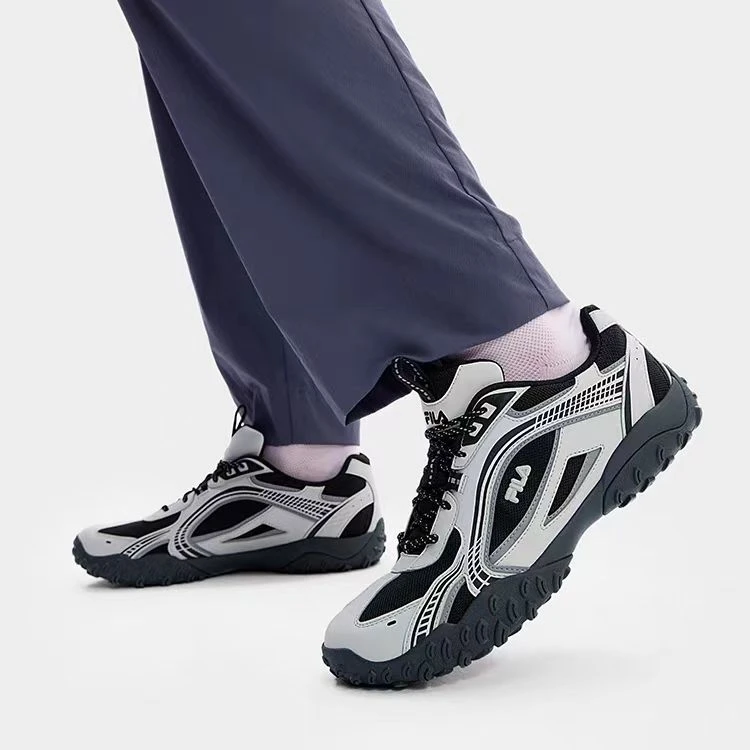 韩素希同款FILA斐乐2025女鞋芭蕾风运动老爹鞋男生德训鞋卵石鞋