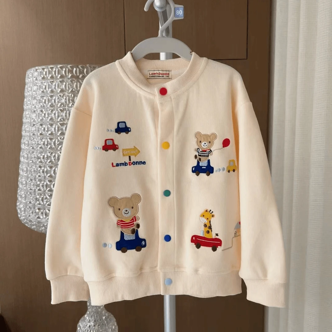LD高品 四花色彩扣棒球外套