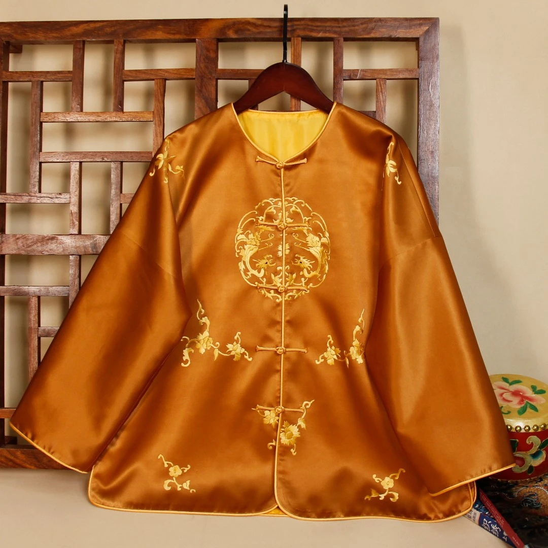 非遗纯手工刺绣   新中式国潮女装   中国风团花凤凰上衣  SY1205