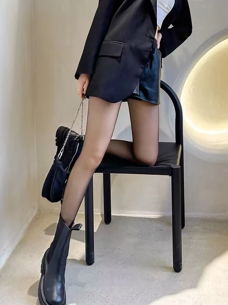 黑色丝袜女15d春秋超薄款光腿神器防勾丝性感不掉档连裤袜