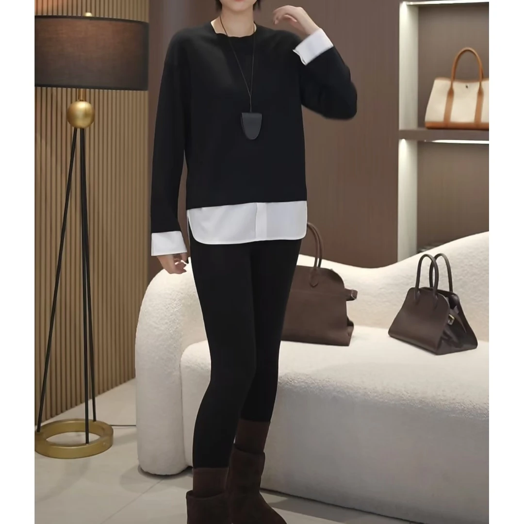 【黑黑家】“了不起的打底裤”秋季净版弹力腰百搭瑜伽休闲裤子