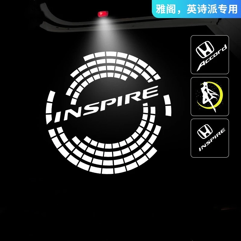 适用7代8/9代十代雅阁INSPIRE迎宾灯英仕派英诗派车门改装镭射灯