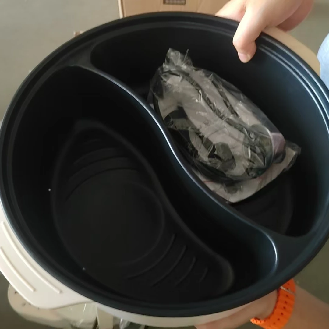 未使用  小白象鸳鸯电煮锅
