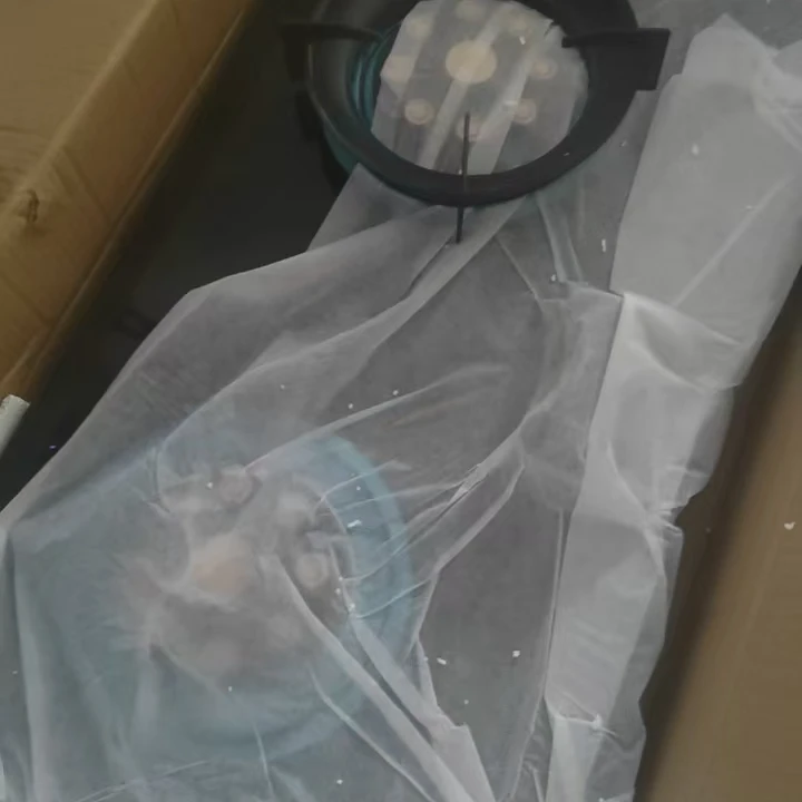 未使用  好太太玻璃面板液化气双灶