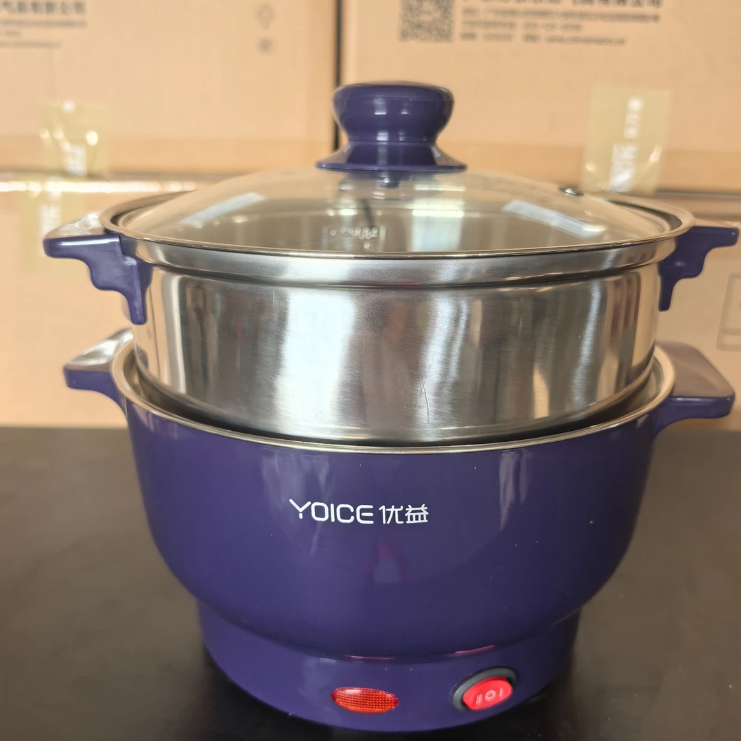 准新品  优益电火锅带蒸笼
