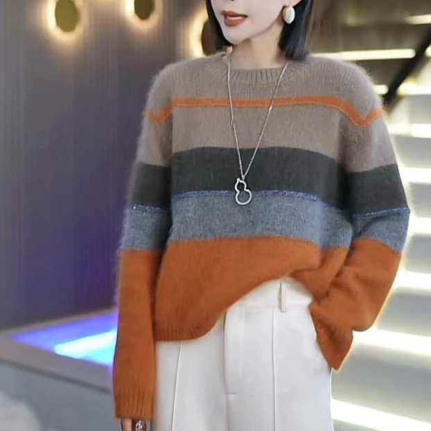 钛钢项链  时尚新品百搭气质小葫芦中长款女士毛衣项链9627