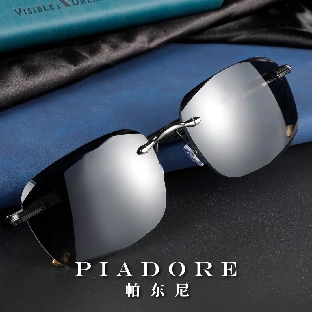 【外贸高货】开车钓鱼太阳镜男气质型男专用偏光墨镜男无框眼镜女