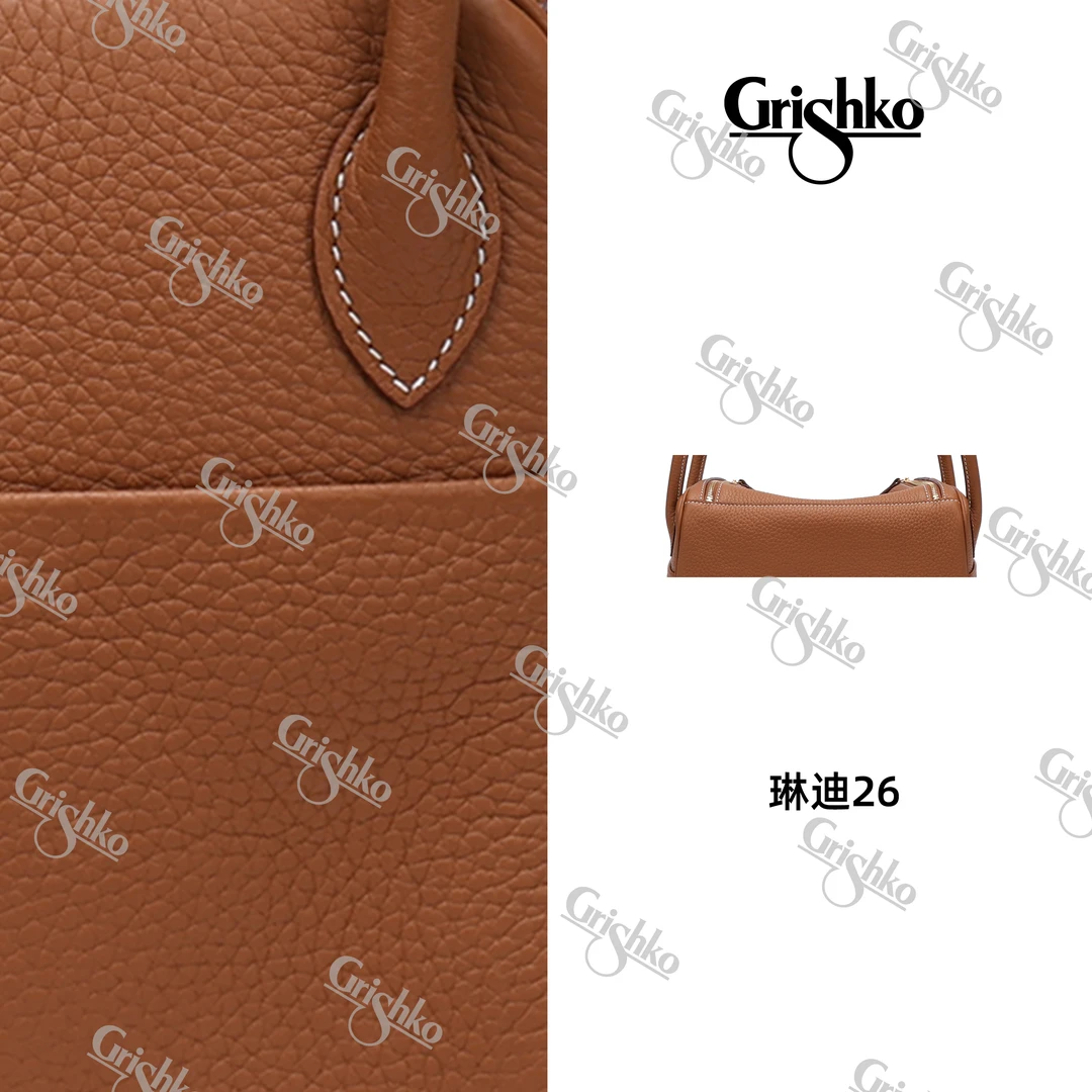 Grishko 轻奢小众真皮休闲时尚手提壳斜挎包l