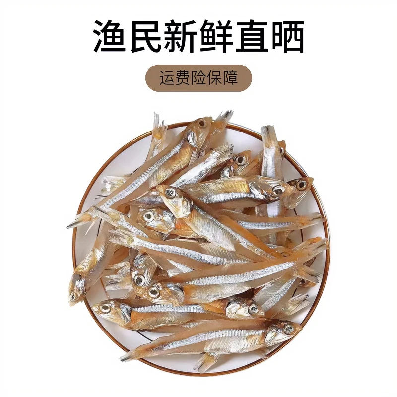 白饭鱼新鲜直晒无添加天然海鱼小干鱼干货优选晒干美味小鱼干批发