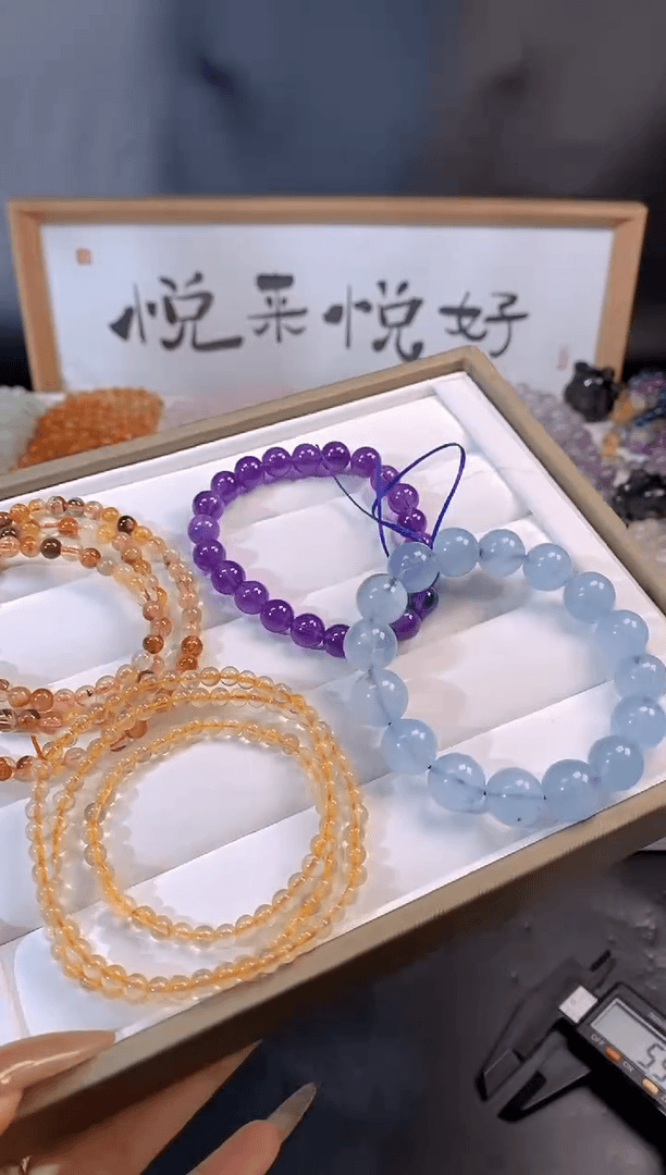 【闪购商品】水晶手串未镶嵌162/多样性发其一/1条/7.16