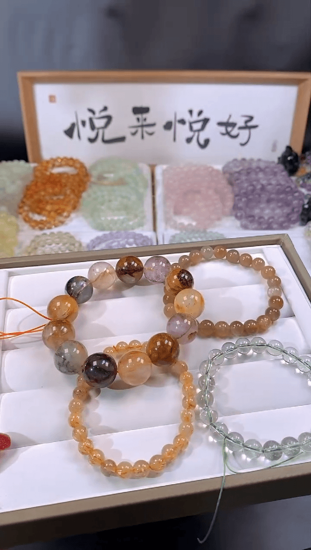 【闪购商品】水晶手串未镶嵌127/多样性发其一/1条/7.17