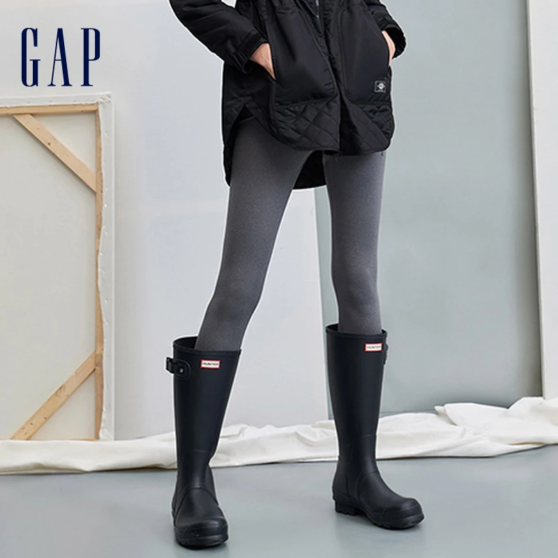 Gap女装冬季2023新款时尚运动裤瑜伽裤紧身裤841581健身裤长裤