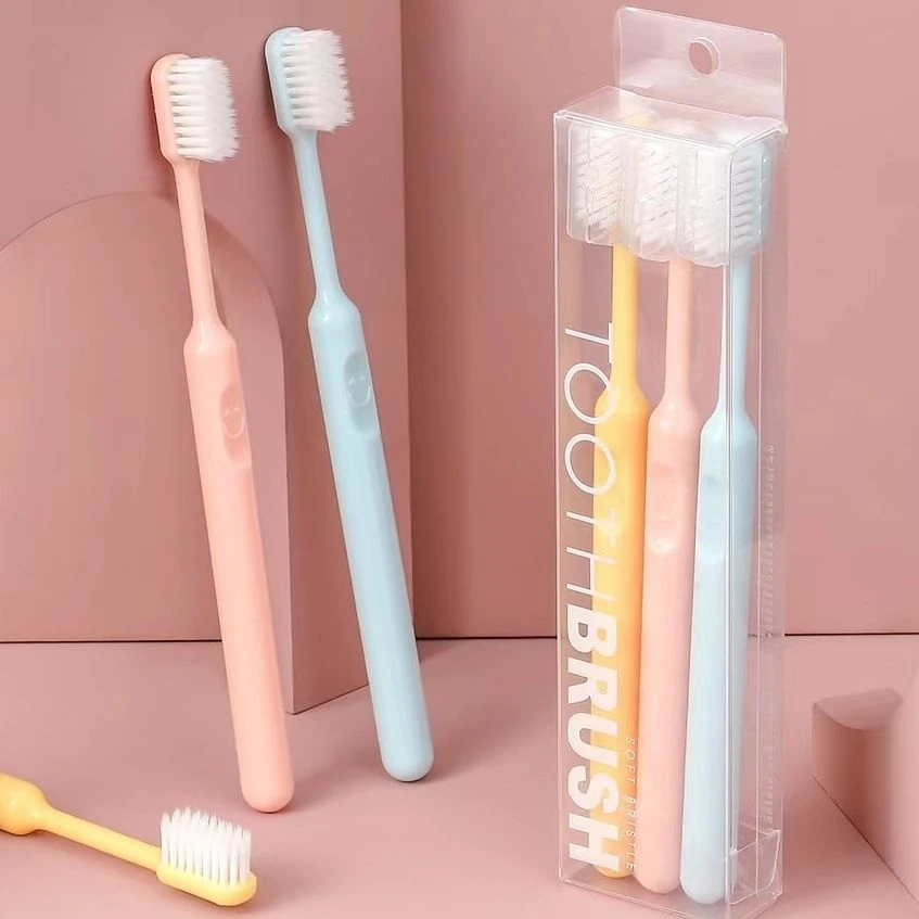 软毛牙刷成人超软细毛大人男女生学生家庭装组合装护龈牙刷家用刷