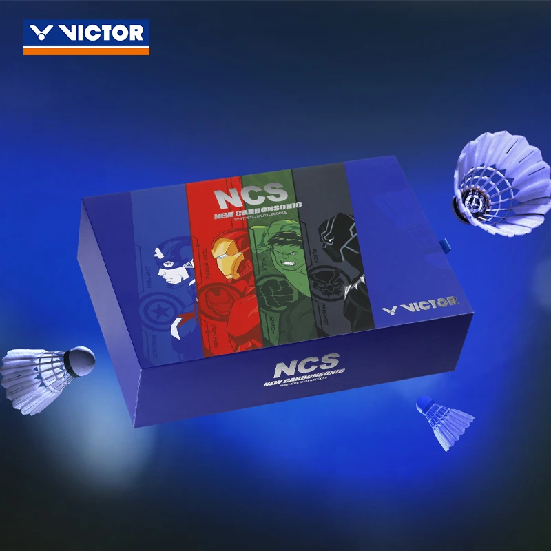 VICTOR/威克多新碳音人造羽毛球漫威英雄球限量礼盒NCS-AVENGERS