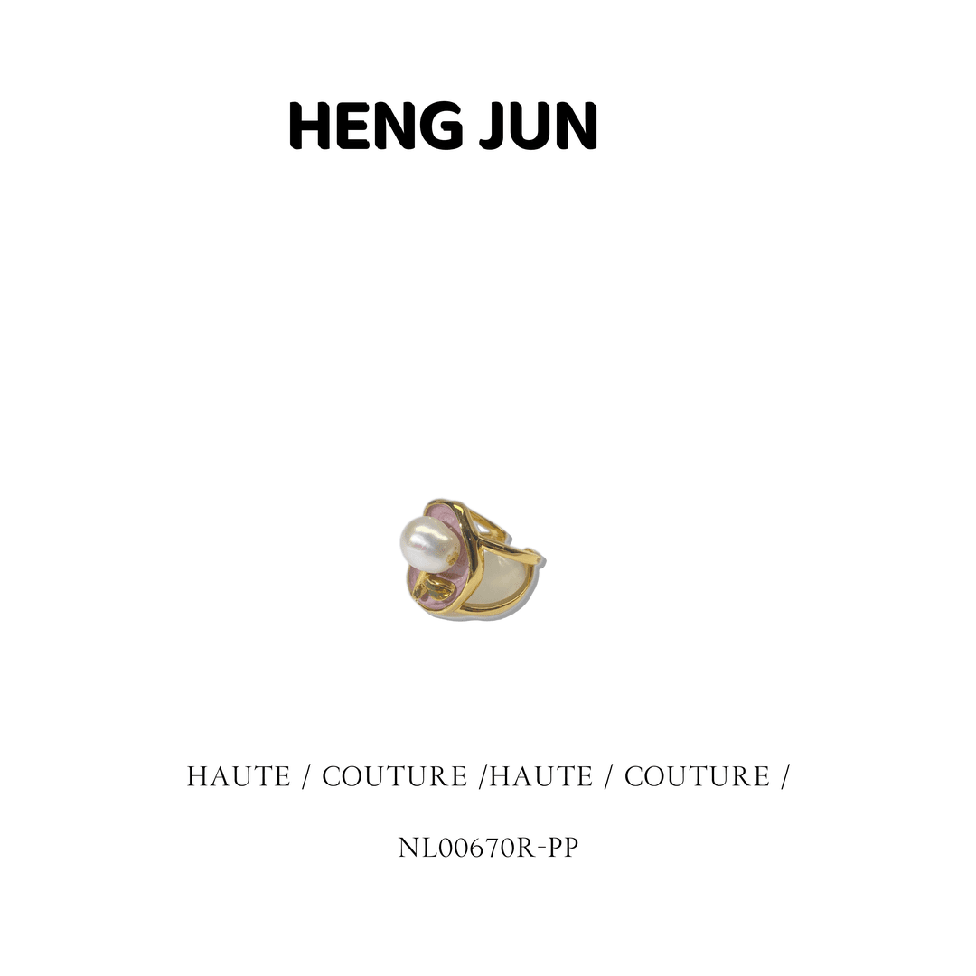 铜合金珐琅戒指  00670 R-PP