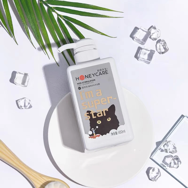 Honeycare好命天生水汪汪猫泡泡猫咪猫用沐浴露沐浴露