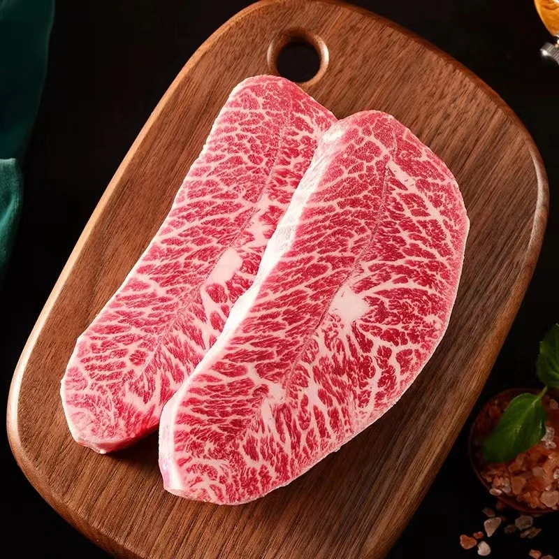 【M7+牡蛎肉】澳洲纯血黑安格斯冰鲜原切牛排M7羽毛肉牡蛎肉 750G