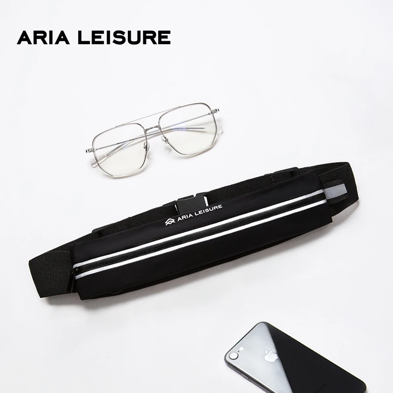【勿拍！赠品】ARIA LEISURE定制健身户外跑步腰包多功能隐形防水