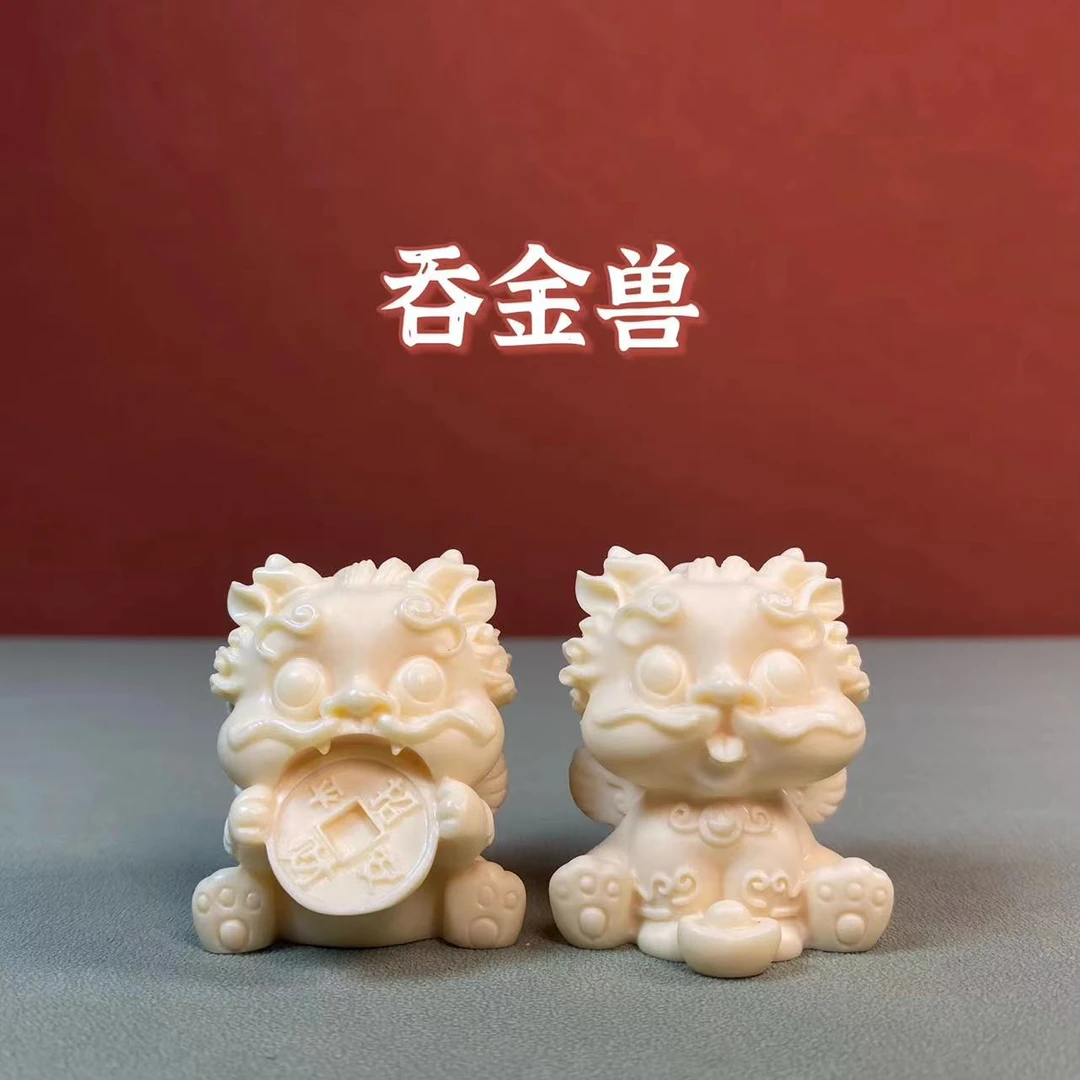 飞天貔貅一对创意礼品根雕文玩